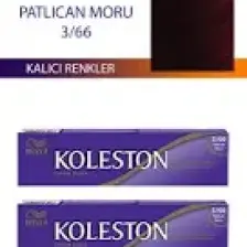 Wella Koleston 2 Adet Single Tüp Boya Saç Boyası Patlıcan Moru 3/66
