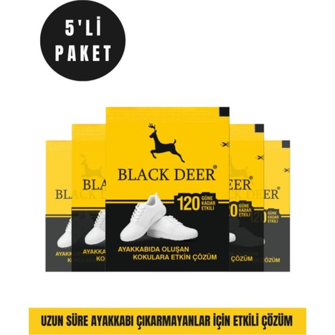 Black Deer Ayakkabı Koku Giderici Toz Ayak Bakım Koku Önleyici 5 Adet