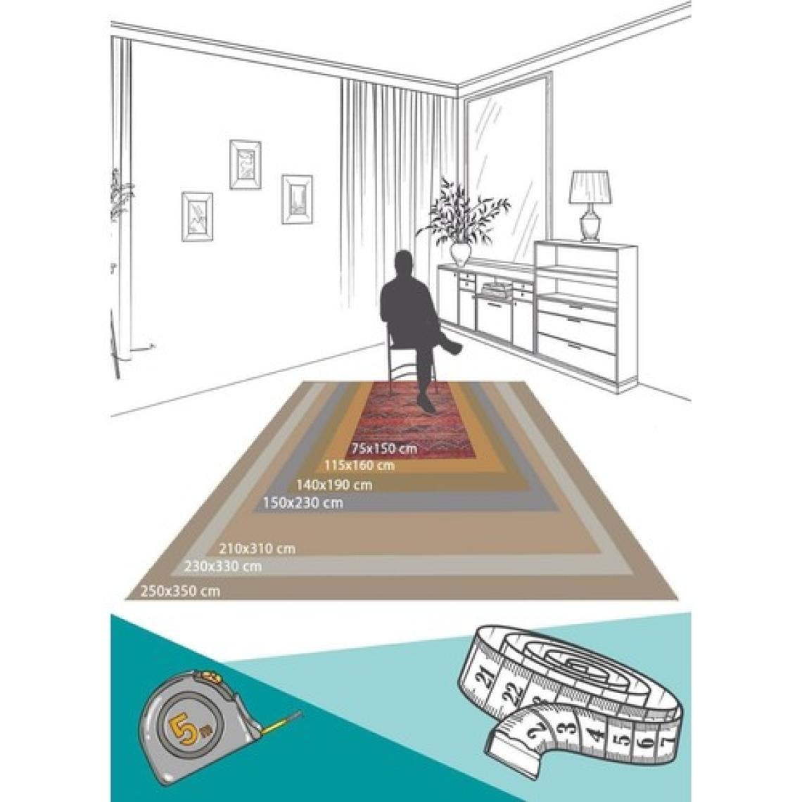 Artloop Fuga Yumuşak Dokulu Çok Renkli Çiçek Desenli Halı Ka 19