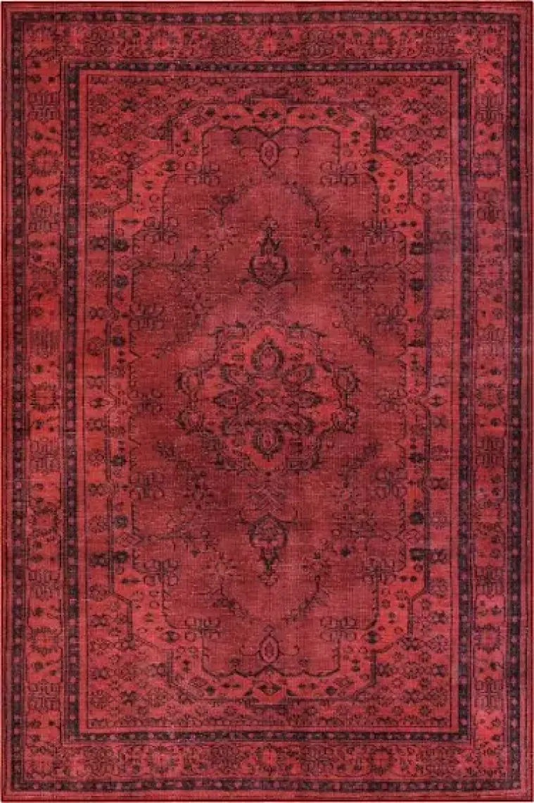 Artloop Halı, Dorian Şönil, Dokuma, Dekoratif Halı |Pamuk-Polyester| Kırmızı Halı Al 29