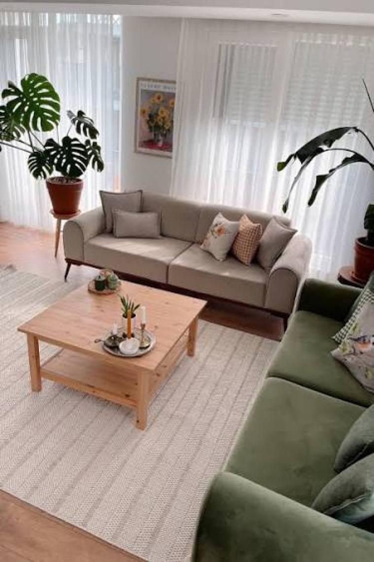 Apex Gala 2211 Ekru Makine Halısı