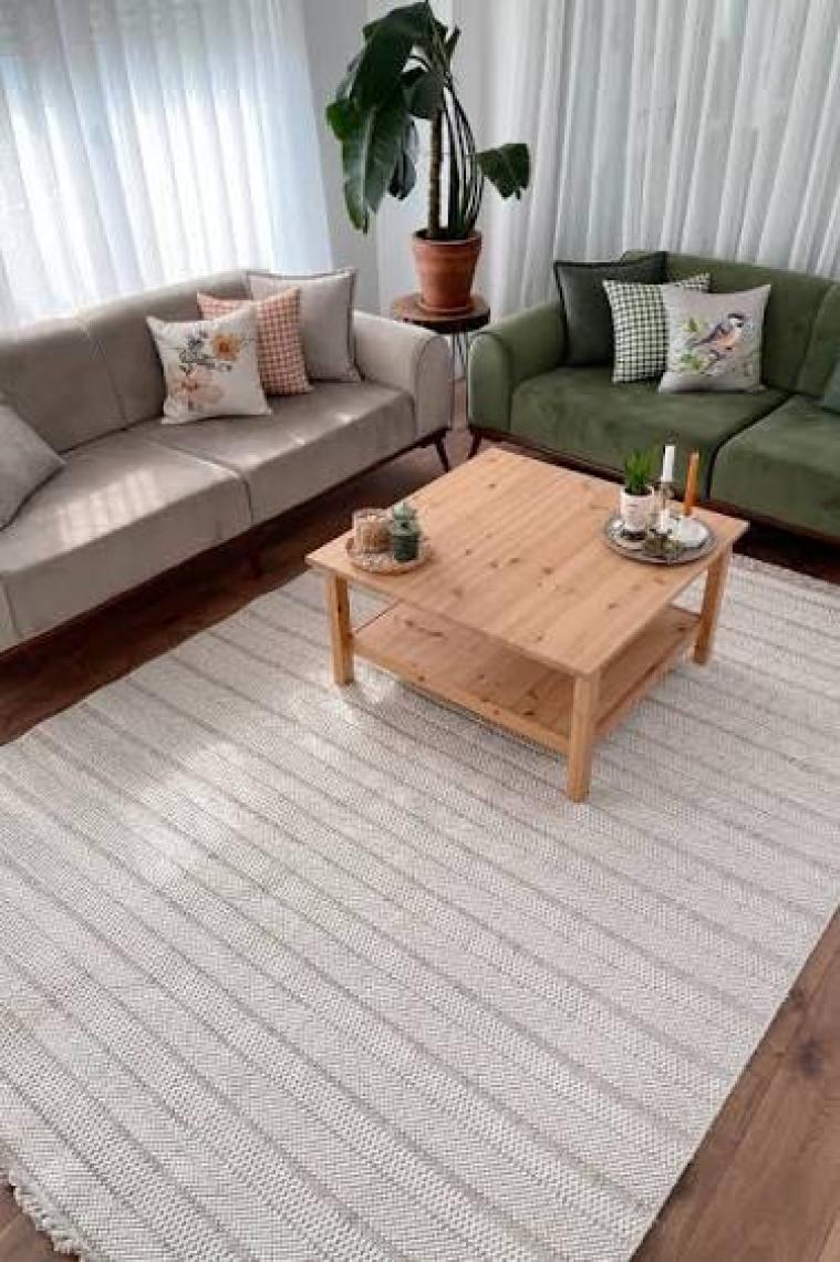 Apex Gala 2211 Ekru Makine Halısı