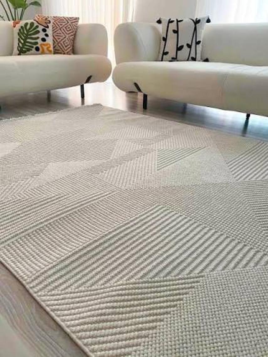 Cool Halı Vera 1453 Gri  Halı Kilim Yumuşak Dokulu Salon Halısı Mutfak Antre Yuvarlak Dokuma Makine Halısı