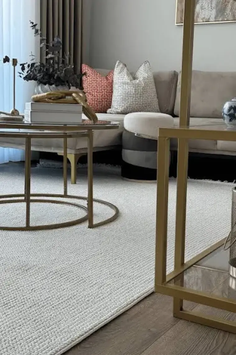 Cool Halı Mikasa Mks Plain Bej Yumuşak Dokulu Halı Kilim Salon Koridor Kesme Yolluk Dokuma Makine Halısı