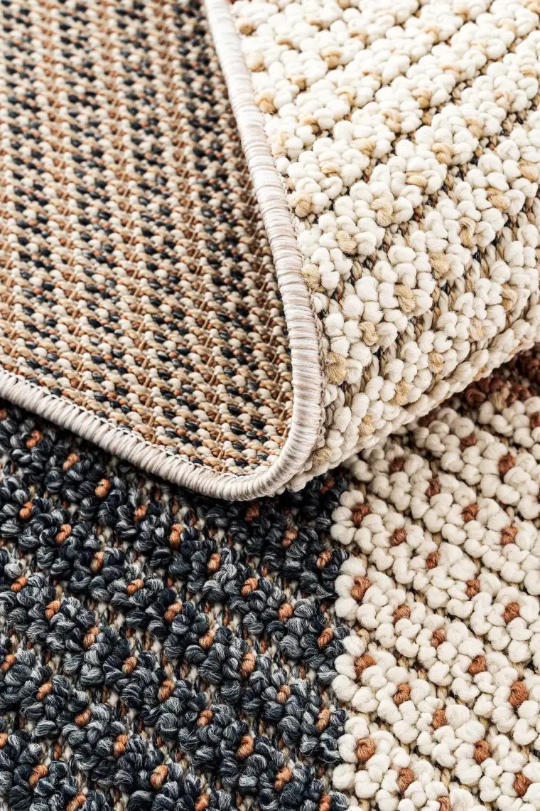 Cool Halı Bress 1406 Sarı Mavi Halı İskandinav Halı Kesme Yolluk Salon Halı Koridor Halısı Oturma Odası Halısı