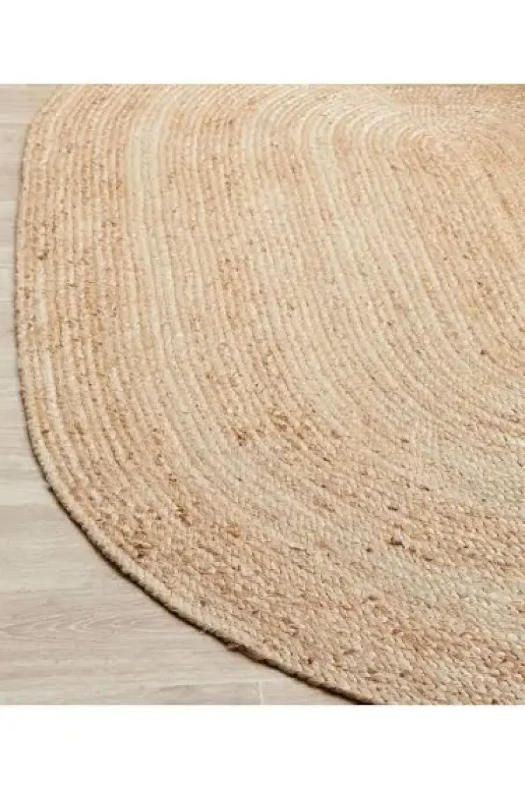 Natura El Dokuma Jüt Bohem Tarz Otantik Salon Oturma Odası Koridor Yatak Odası Natural Halı 00024A