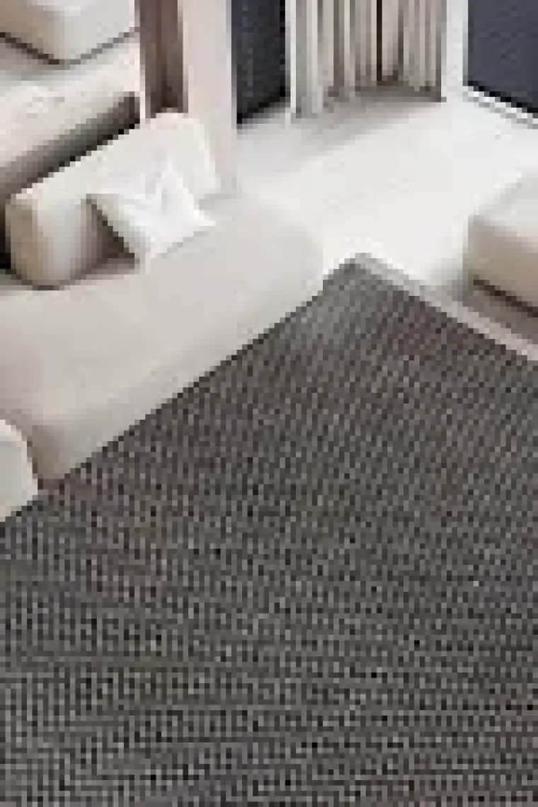 Koza Halı Rosso Siyah Dokuma   Jüt Halı Kilim Salon Oturma Odası Yatak Odası Koridor Halısı 23033A