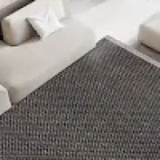 Koza Halı Rosso Siyah Dokuma   Jüt Halı Kilim Salon Oturma Odası Yatak Odası Koridor Halısı 23033A