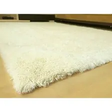 Tappeto Tavşan Tüyü Post Peluş Yıkanabilir Kaymaz Taban Halı  Krem