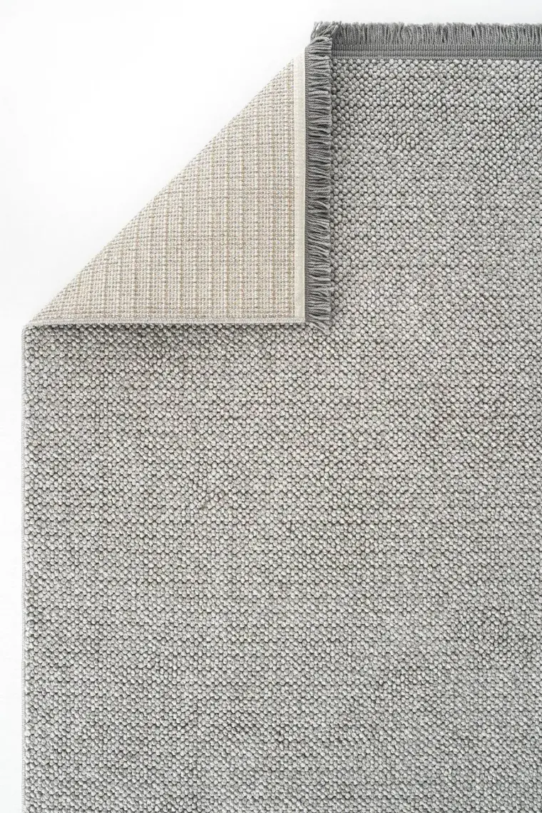 Cool Halı Mikasa Mks Plain Gri Yumuşak Dokulu Halı Kilim Salon Koridor Kesme Yolluk Dokuma Makine Halısı