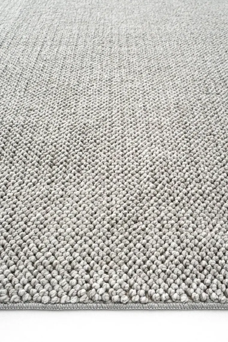 Cool Halı Mikasa Mks Plain Gri Yumuşak Dokulu Halı Kilim Salon Koridor Kesme Yolluk Dokuma Makine Halısı