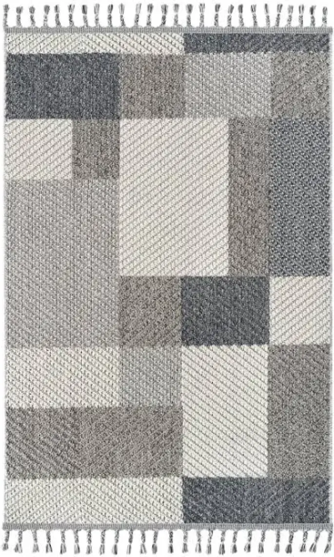 Cool Halı Bress 1403 Gri Halı Salon Halısı Kesme Halı Yolluk Koridor Halısı Balkon Halısı Bukle Mutfak Halısı