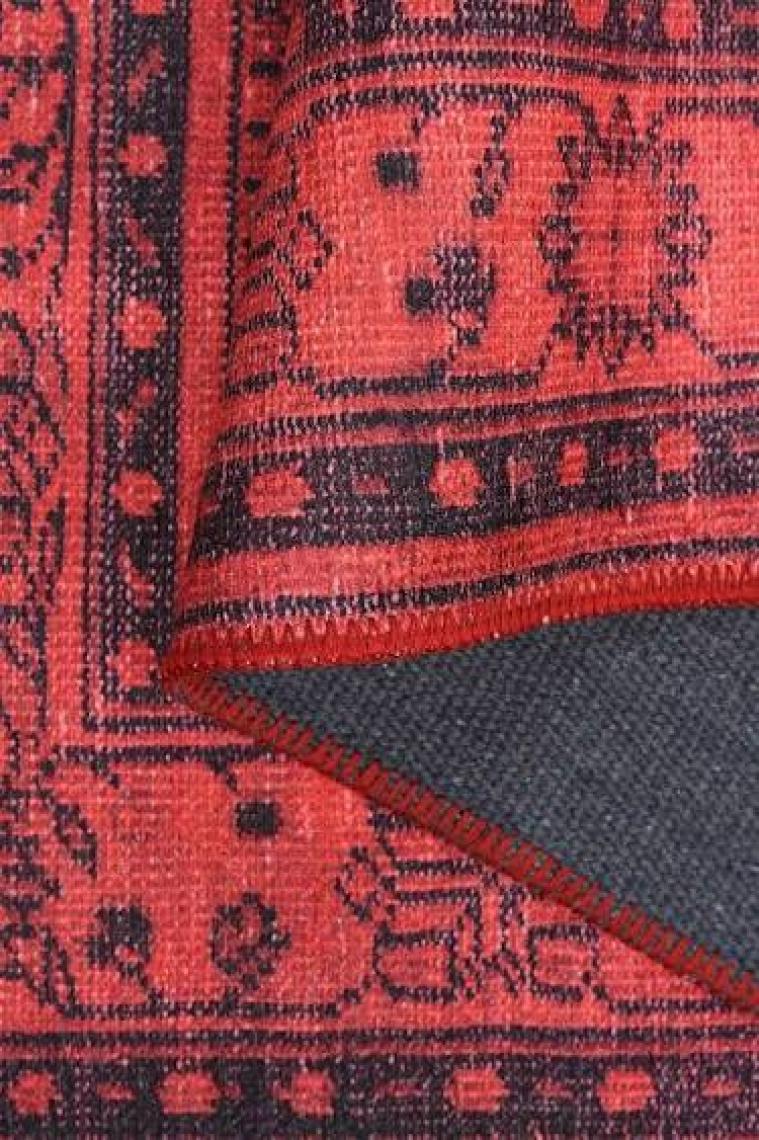 Artloop Halı, Dorian Şönil, Dokuma, Dekoratif Halı |Pamuk-Polyester| Kırmızı Halı Al 29