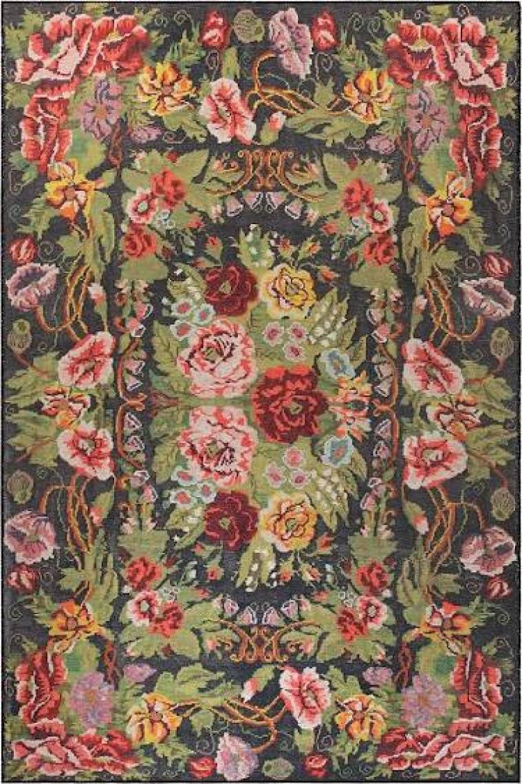 Artloop Etnik Desenli Salon Halısı, Soul Şönil |Pamuk-Polyester| Multi Halı Al 31