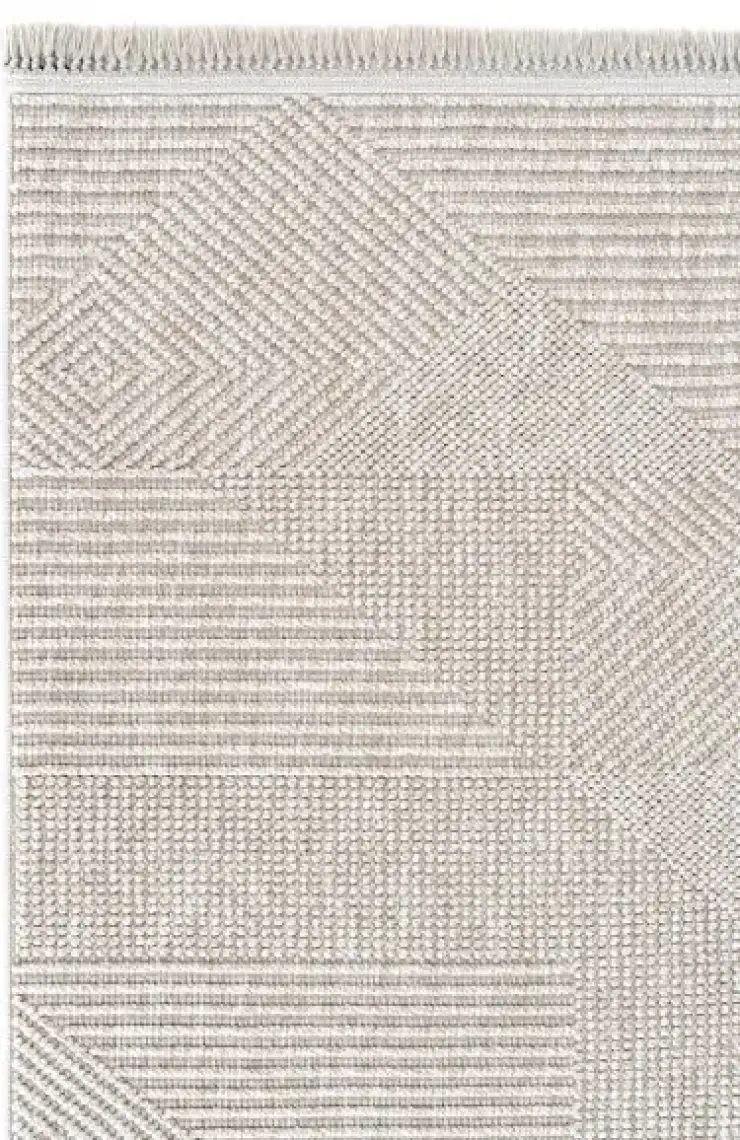 Cool Halı Vera 1455 Vizon Yumuşak Dokulu Halı Kilim Salon Mutfak Koridor Kesme Yolluk Dokuma Makine Halısı