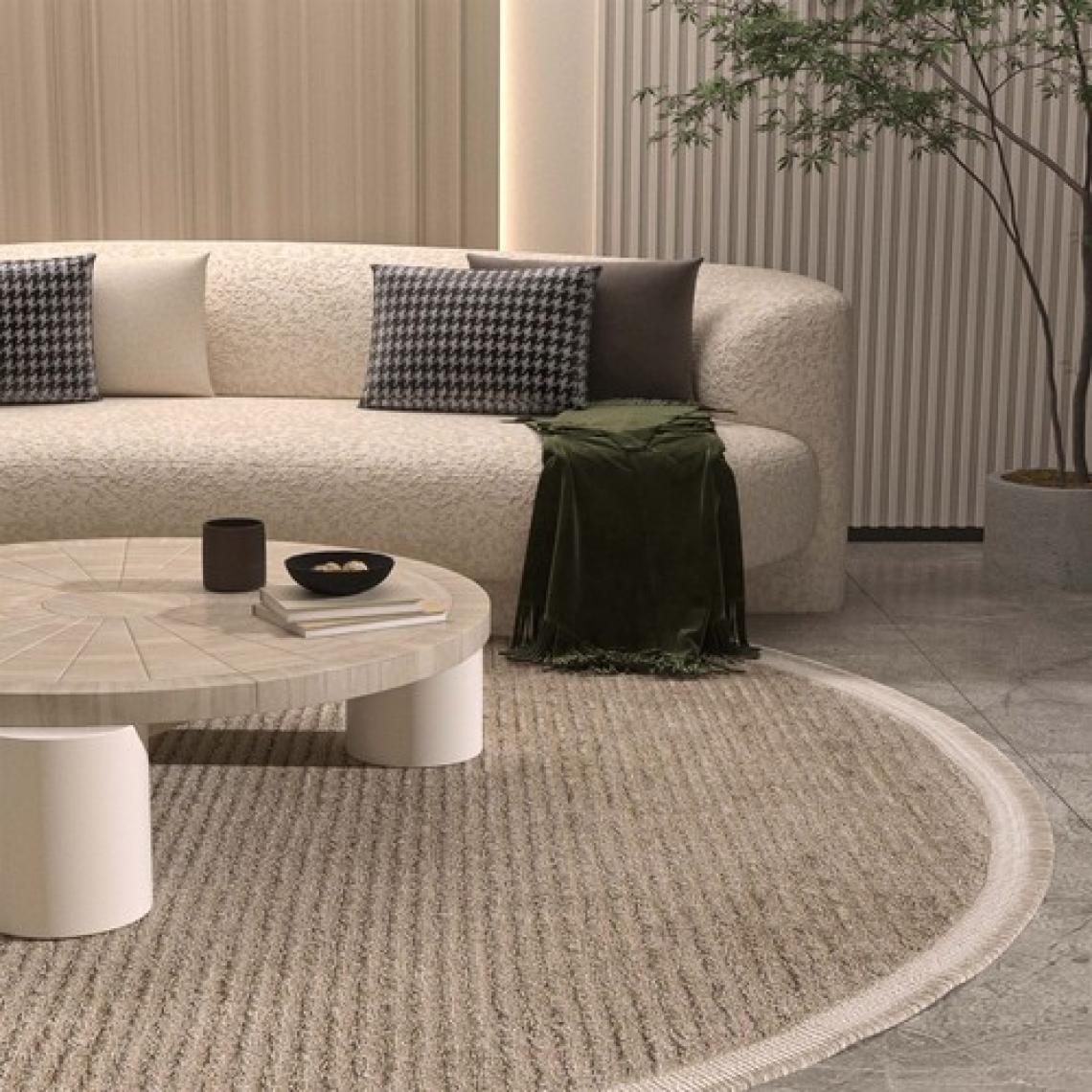 Cool Halı Vetrina 3602 Vizon Yumuşak Halı Kilim Salon Mutfak Koridor Kesme Yolluk Yuvarlak Makine Halısı