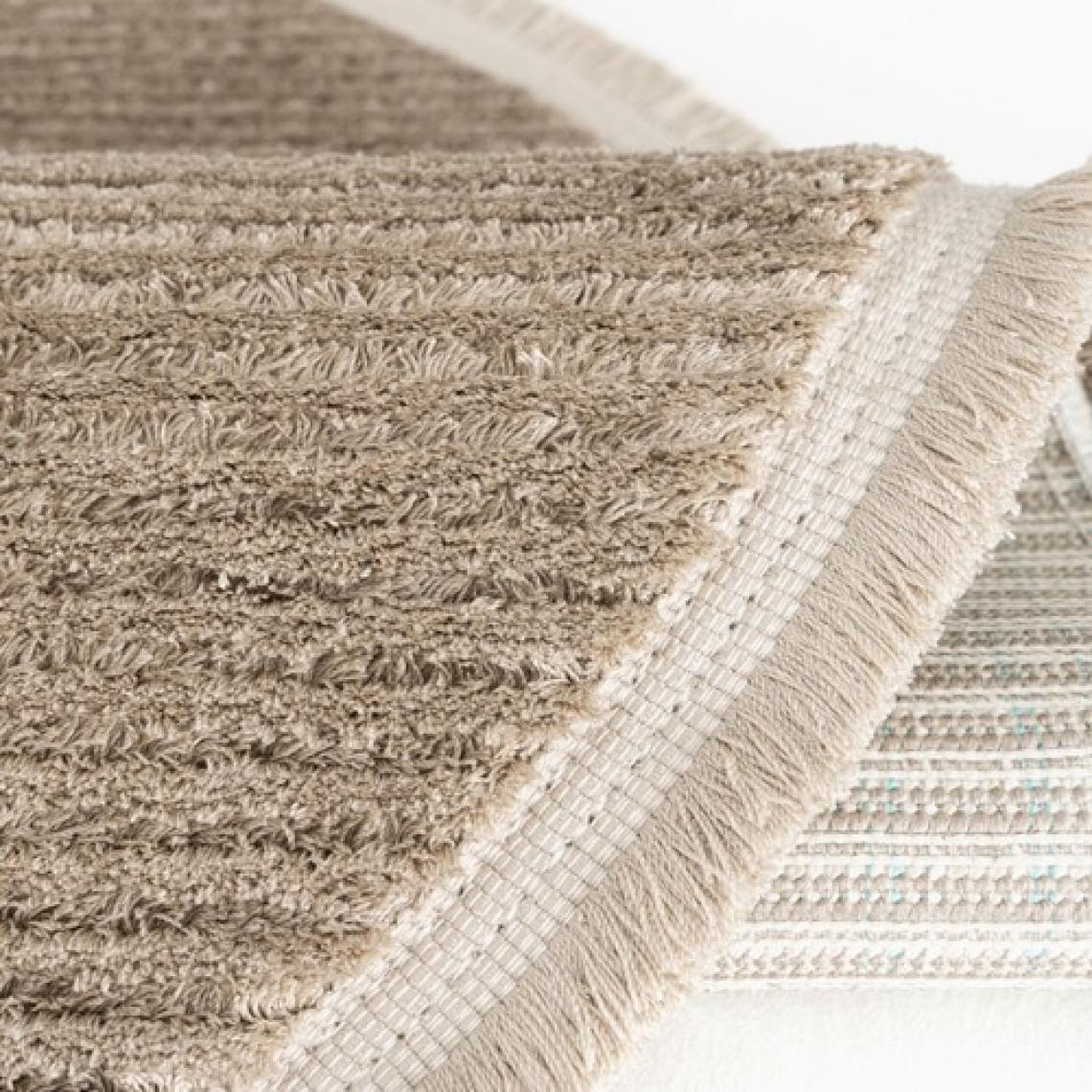 Cool Halı Vetrina 3602 Vizon Yumuşak Halı Kilim Salon Mutfak Koridor Kesme Yolluk Yuvarlak Makine Halısı