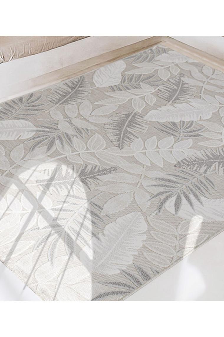 Koza Garden Gri Halı Kilim Balkon Teras Bahçe Salon Koridor Makine Halısı 65256