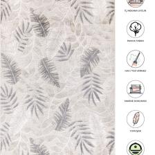 Koza Garden Gri Halı Kilim Balkon Teras Bahçe Salon Koridor Makine Halısı 65256