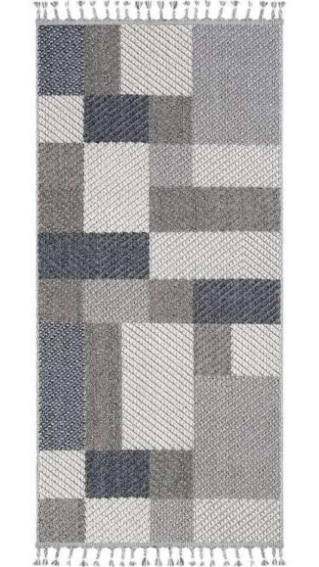 Cool Halı Bress 1403 Gri Halı Salon Halısı Kesme Halı Yolluk Koridor Halısı Balkon Halısı Bukle Mutfak Halısı