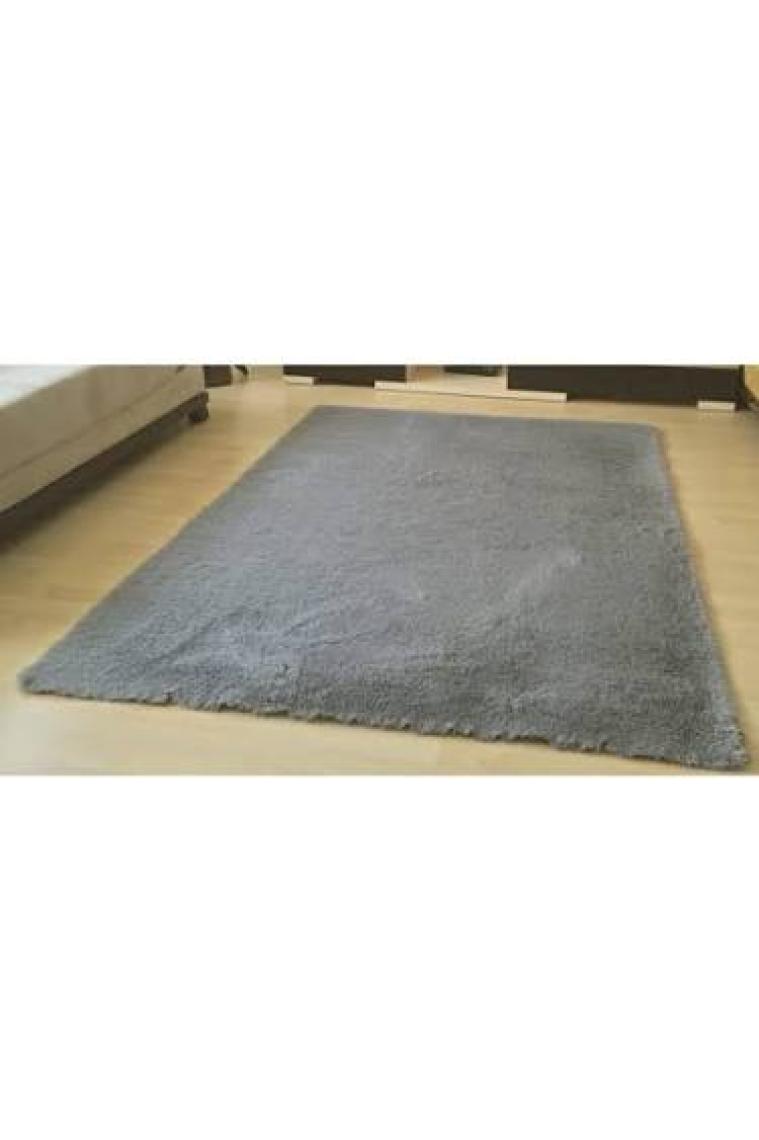 Tappeto Tavşan Tüyü Post Peluş Yıkanabilir Kaymaz Taban Halı  Gri