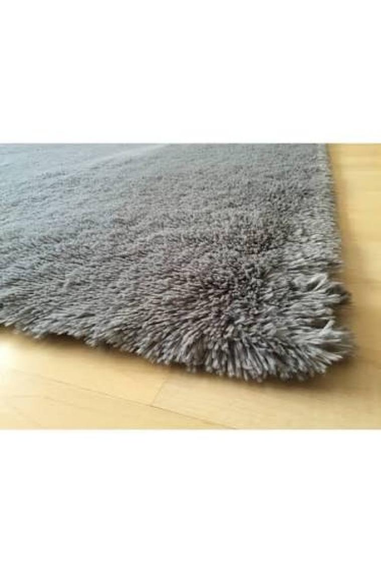 Tappeto Tavşan Tüyü Post Peluş Yıkanabilir Kaymaz Taban Halı  Gri