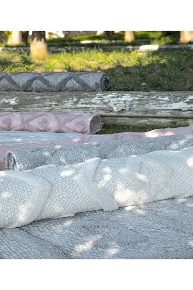 Silva Beyaz Halı Yıkanabilir Halı Balkon Halısı Oturma Odası Koridor Yatak Odası Halısı 58594A
