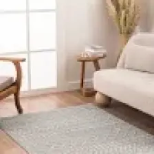 Koza Halı Alba Gri Krem Halı 19237A