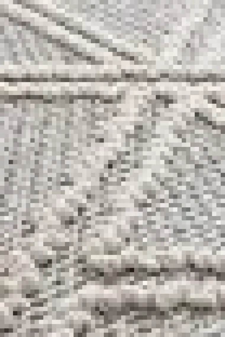 Koza Halı Alba Gri Krem Geometrik Çizgili Tozumaz Salon Koridor Balkon Teras Bahçe Oturma Odası Halısı 19241A