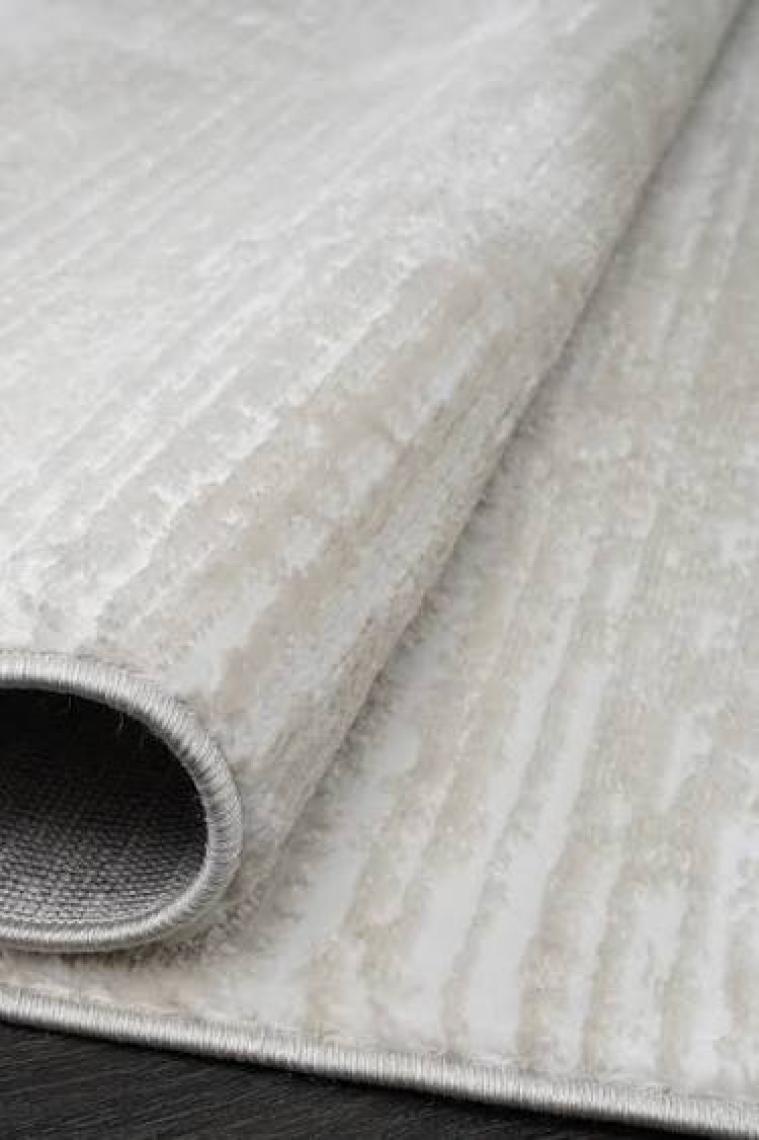 Konfor Bej Krem Modern 1452 Jasmine Dokuma Yolluk Halı120x250