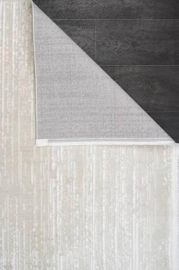 Konfor Bej Krem Modern 1452 Jasmine Dokuma Yolluk Halı120x250