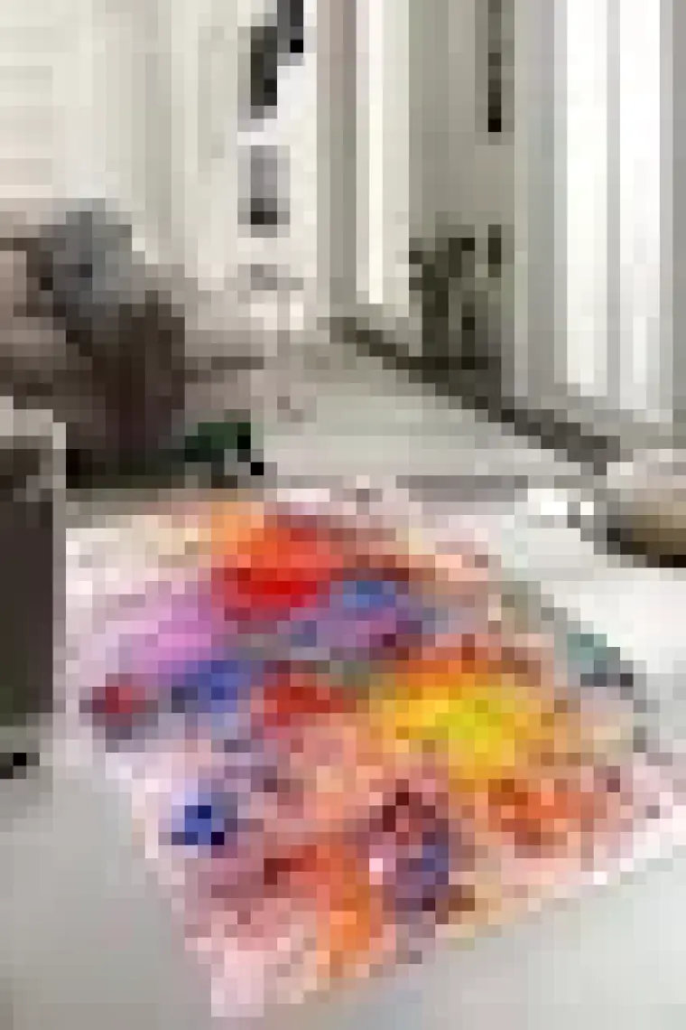 Homefesto Özel Tasarım Dekoratif Kaymaz Taban Yıkanabilir Trend Halı 80 x 120 cm
