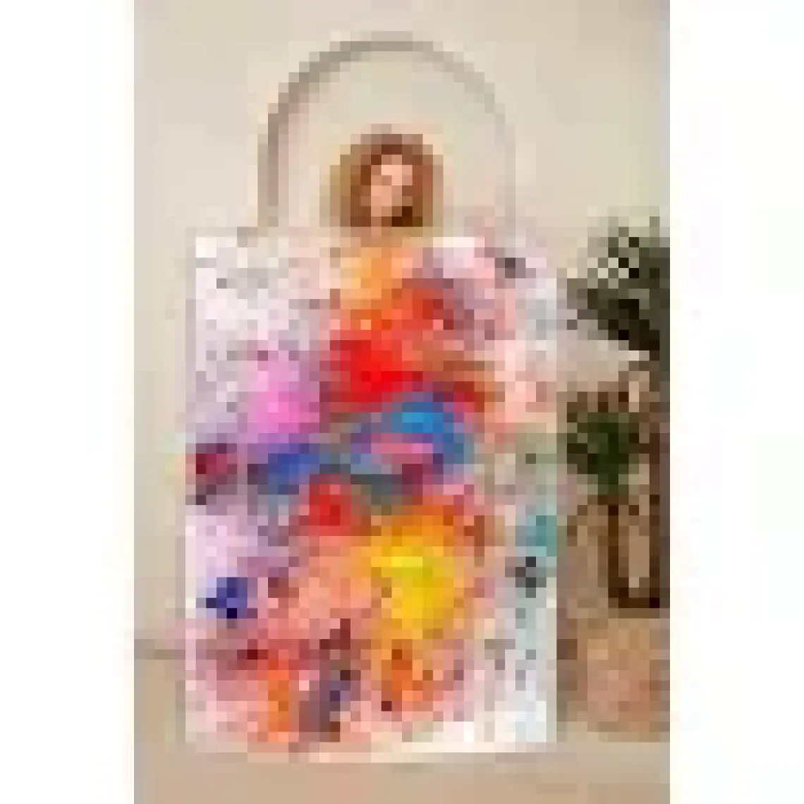 Homefesto Özel Tasarım Dekoratif Kaymaz Taban Yıkanabilir Trend Halı 80 x 120 cm