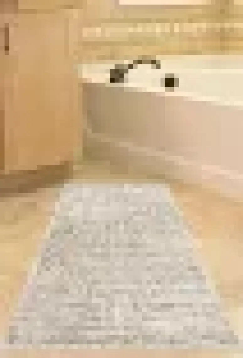 Alanur Home Eko Trend Djt Banyo Paspası Yıkanabilir Kaymaz Taban Mu134 Modern Kahve
