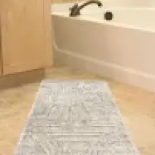 Alanur Home Eko Trend Djt Banyo Paspası Yıkanabilir Kaymaz Taban Mu134 Modern Kahve