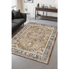 Melaris Halı Vintage Eskitme Bohem Yıkanabilir Şönil Kilim Pamuk Taban Dokuma Halı Oturma Odası Salon Balkon Mutfak Halısı