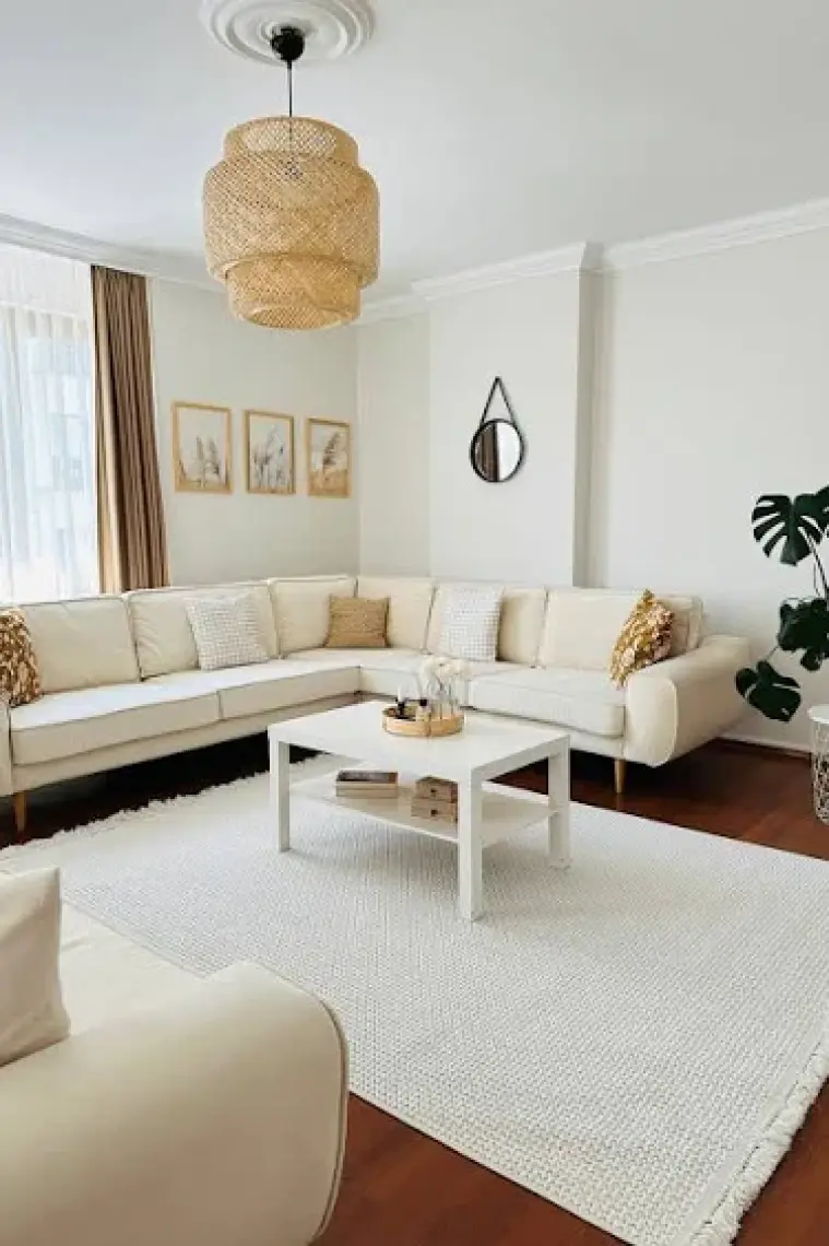 Cool Halı Vera 1451 Krem Yumuşak Dokulu Halı Kilim Salon Mutfak Koridor Kesme Yolluk Dokuma Makine Halısı