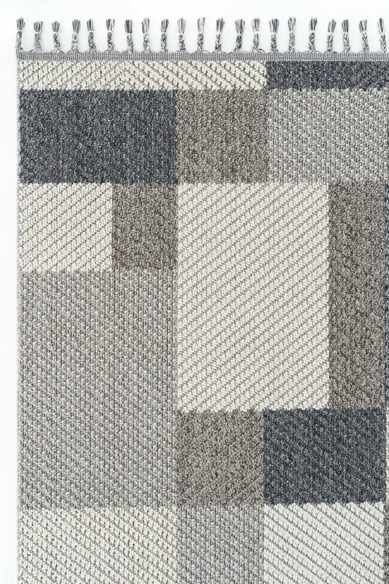 Cool Halı Bress 1403 Gri Halı Salon Halısı Kesme Halı Yolluk Koridor Halısı Balkon Halısı Bukle Mutfak Halısı