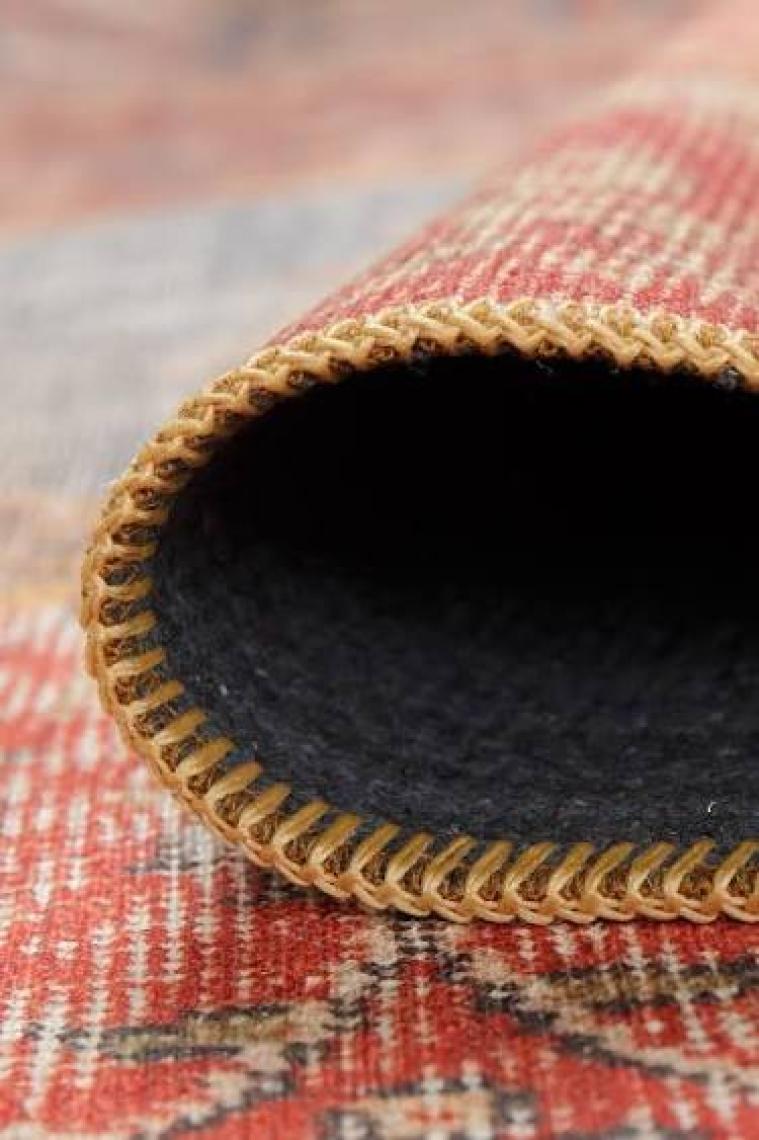 Artloop Patchwork Desenli Salon Halısı, Jazz Şönil |Pamuk-Polyester| Multi Halı Al 16