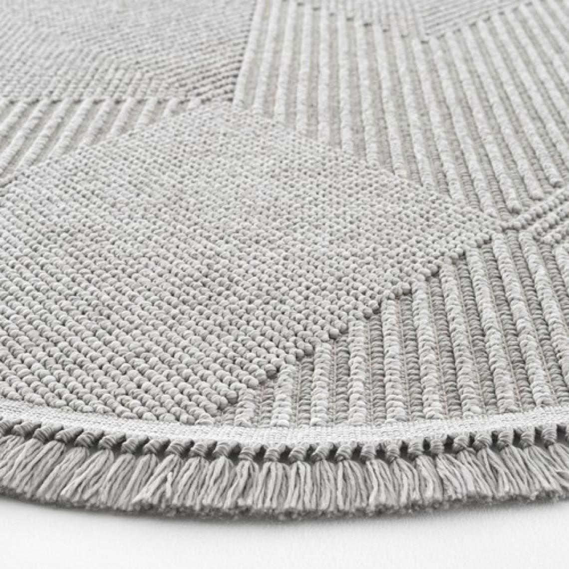 Cool Halı Vera 1456 Gri  Halı Kilim Yumuşak Dokulu Salon Halısı Mutfak Antre Yuvarlak Dokuma Makine Halısı