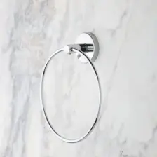 Alper Banyo Ceria Krom Eko Yuvarlak Havluluk Havlu Askısı Havlu Asacağı Ister Yapıştır Ister Montajla