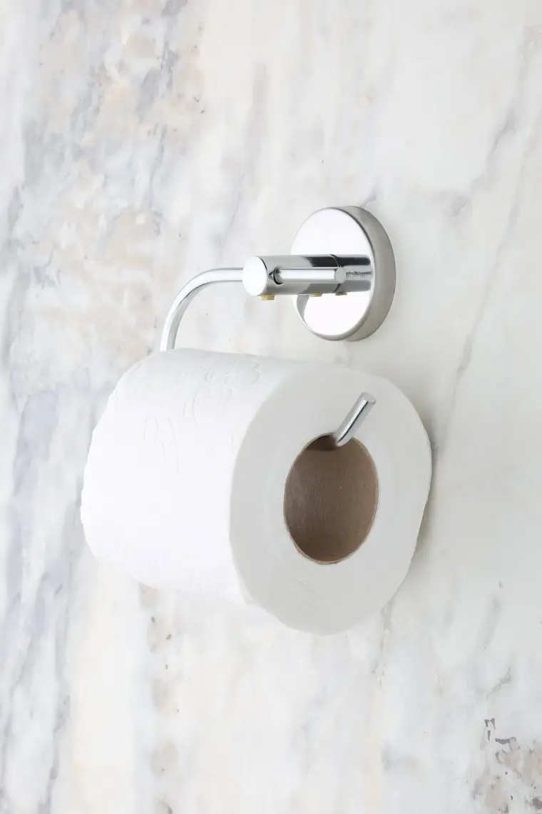 Alper Banyo Ceria Krom Eko Kapaksız Tuvalet Kağıdı Askısı Tuvalet Kağıtlığı Ister Yapıştır Ister Montajla