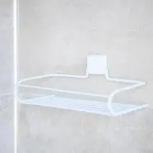 Hagen  Paslanmaz Şampuanlık Raf, Baharatlık, Mutfak Rafı, Yapışkanlı