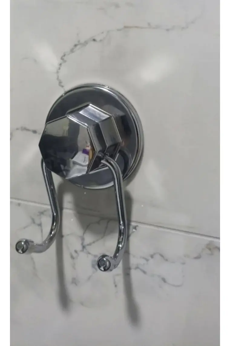 Evistro Krom Vakumlu Banyo Havlu Askısı 2 Adet Gönderilir