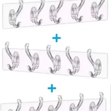 Baysa 3'lü Şeffaf Askılık