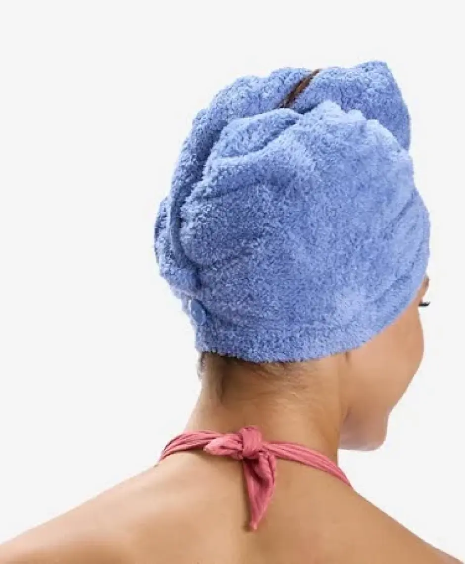 Nabaiji Mikrofiber Saç Havlusu Mavi Nabaıjı