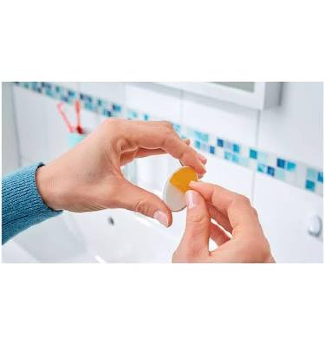 Tesa 66603 Kendinden Yapışkanlı Oval Plastik Beyaz Askı 2'li Paket