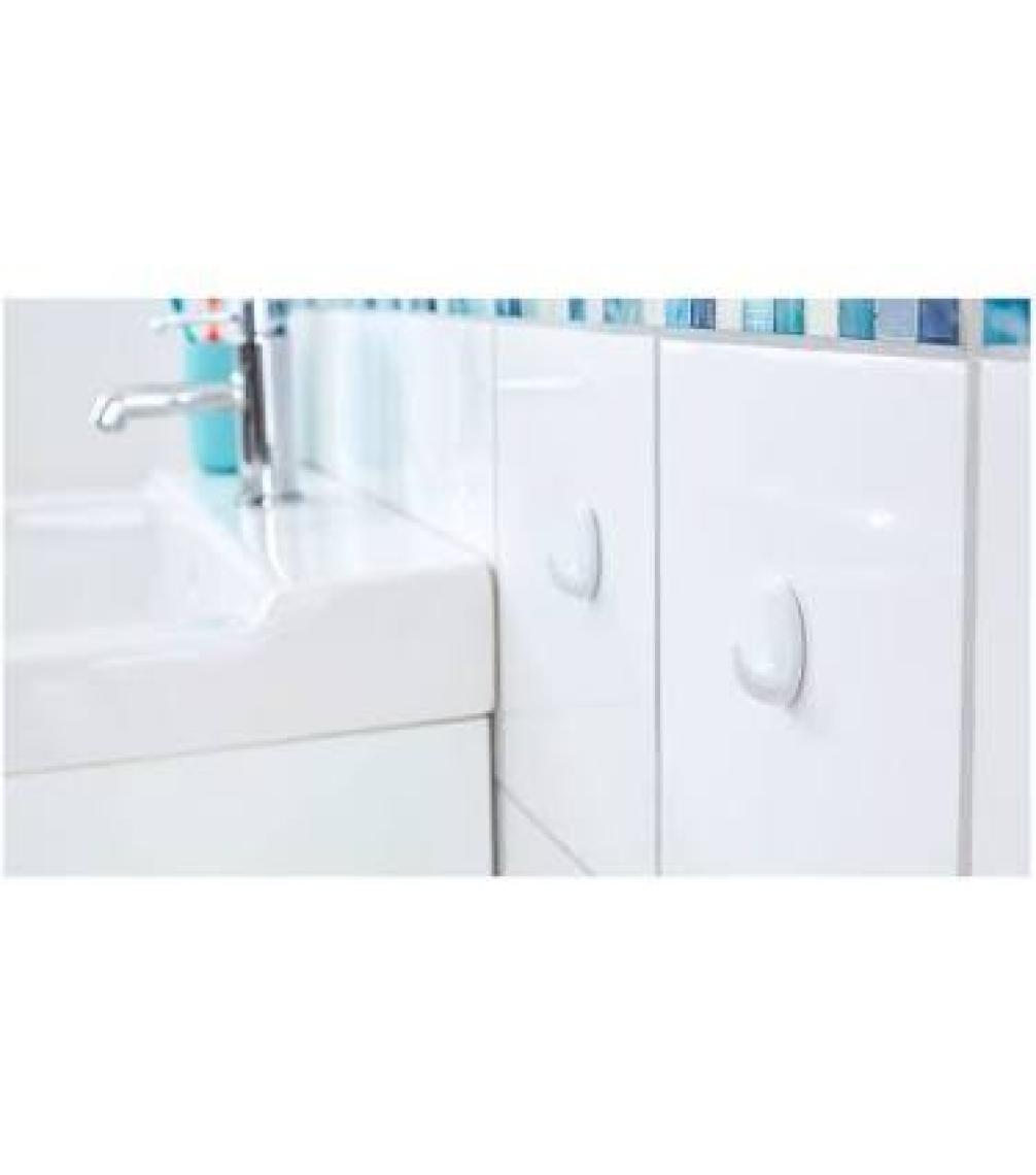 Tesa 66603 Kendinden Yapışkanlı Oval Plastik Beyaz Askı 2'li Paket
