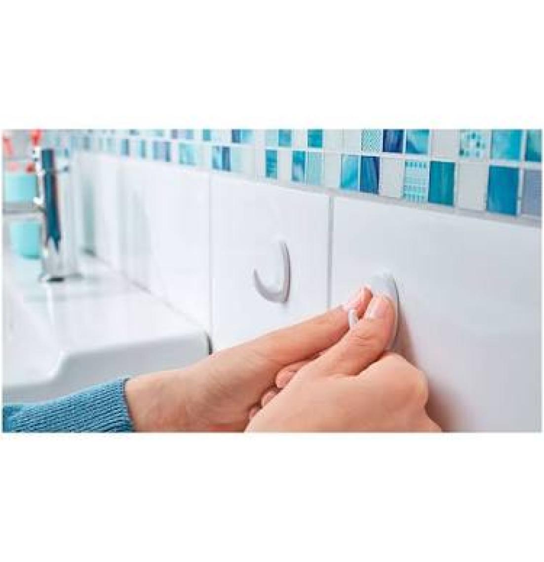 Tesa 66603 Kendinden Yapışkanlı Oval Plastik Beyaz Askı 2'li Paket