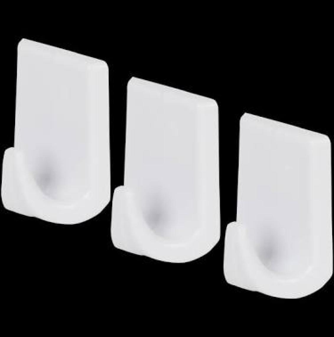 Tesa 66603 Kendinden Yapışkanlı Oval Plastik Beyaz Askı 2'li Paket
